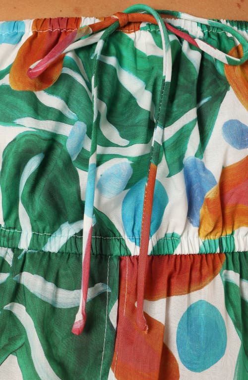 Petal And Pup Petal & Pup Livvy Floral Print Tank In Green