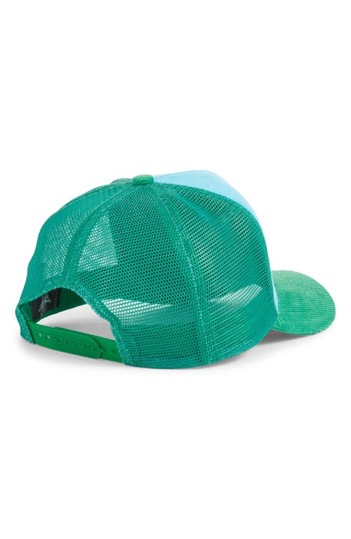 Boys Lie Made In Heaven Corduroy Trucker Hat In Green