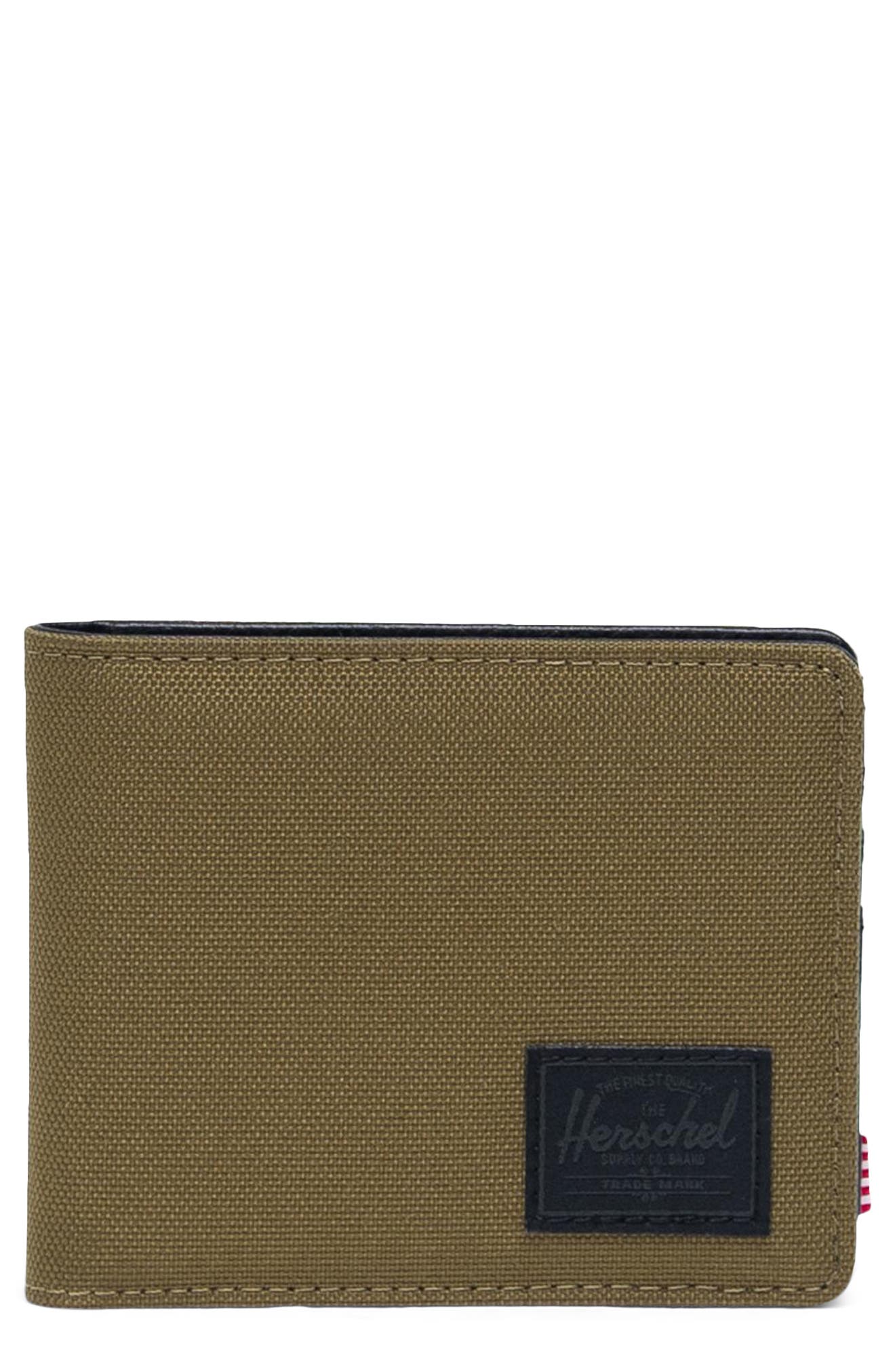 Herschel Supply Co Hank Rfid Bifold Wallet In Dark Green5