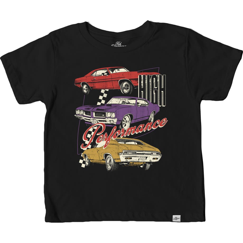 Shop Kid Dangerous Kids' Muscle Car Graphic T-shirt In Black