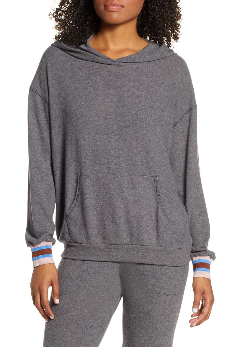 PROJECT SOCIAL T Finn Cozy Hoodie, Main, color, HEATHER CHARCOAL