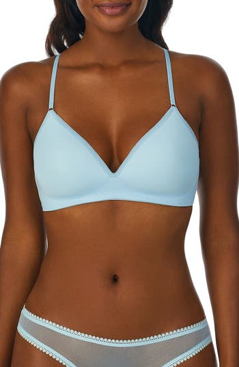 Buy ON GOSSAMER Next To Nothing Wireless Bra - Cerulean At 55% Off