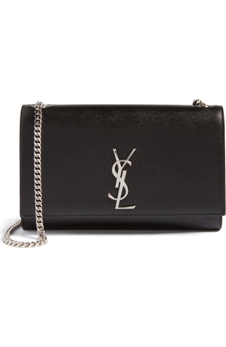 Saint Laurent Medium Kate Leather Wallet on a Chain | Nordstrom