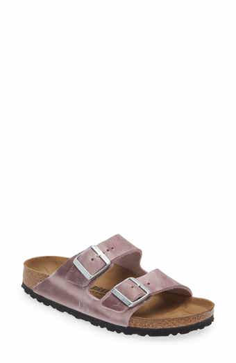 Birkenstock NARROW Franca slides Sandals WAXY all LEATHER CHOOSE SIZE &  COLOR 