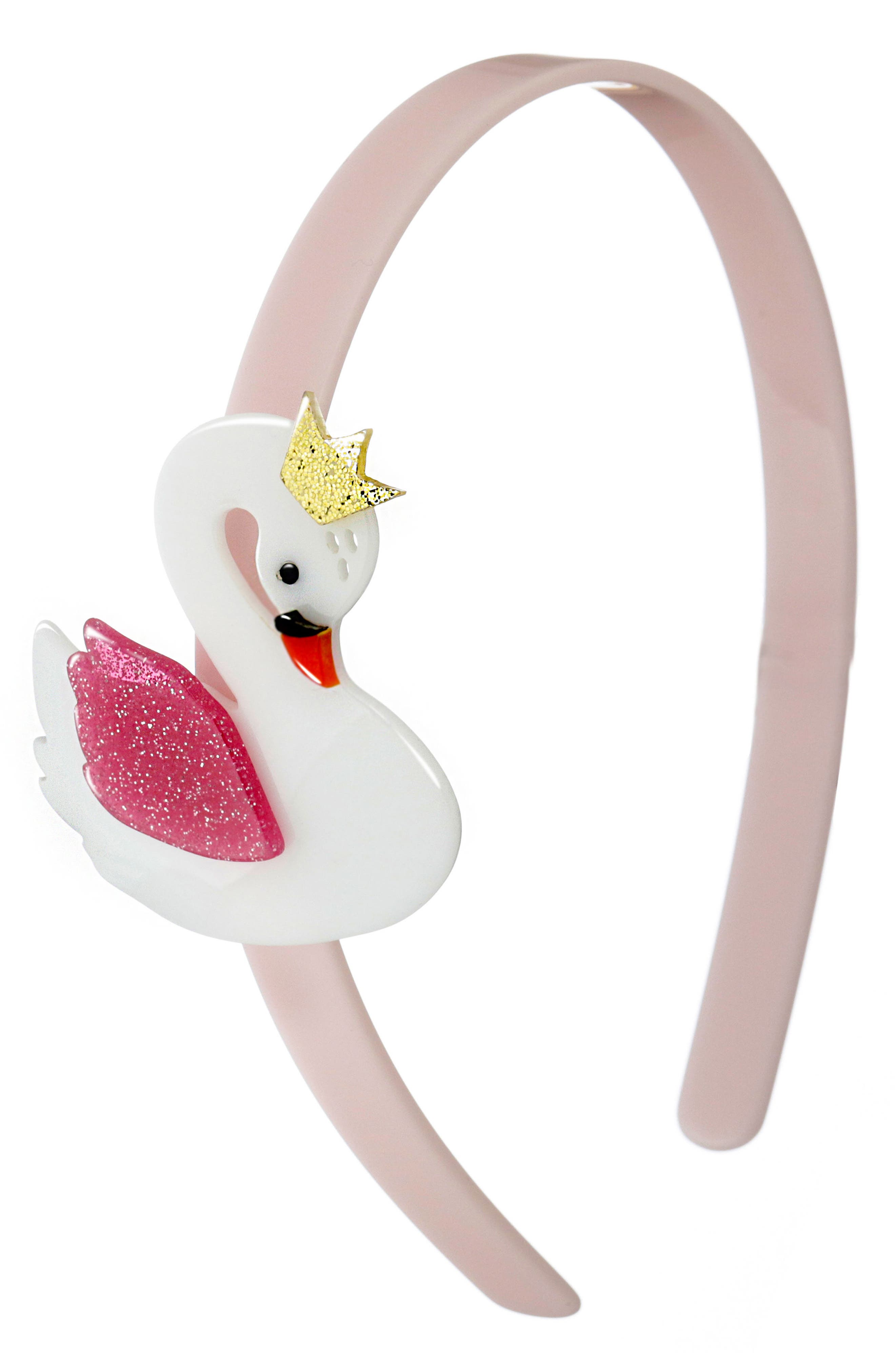 Lilies & Roses NY White Swan Headband (Baby Girls) Nordstrom