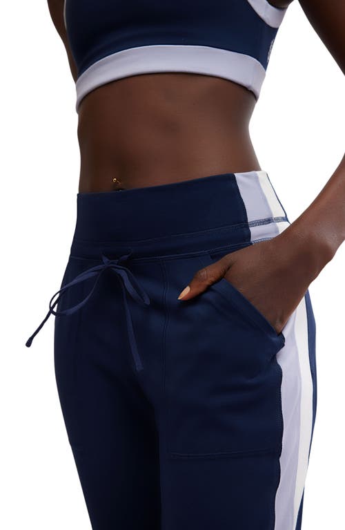 Shop Free People Never Better Joggers In Midnight Navy