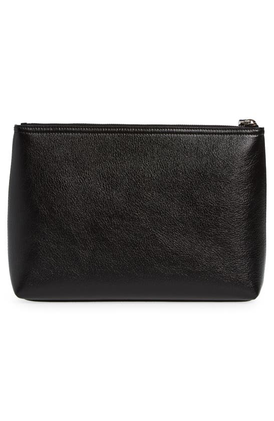 Shop Givenchy Voyou Leather Travel Pouch In Black