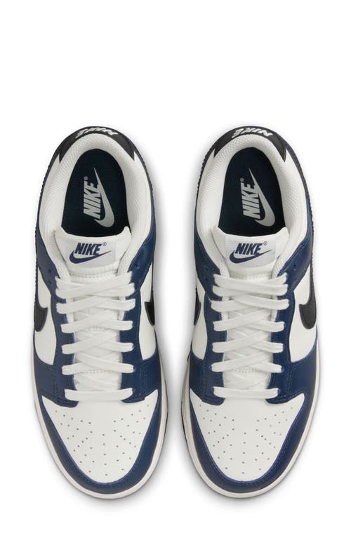 Shop Nike Dunk Low Sneaker In Armory Navy/black/sail