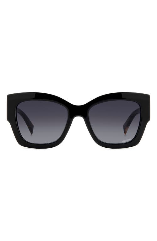 Missoni 53mm Square Sunglasses in Black/Grey Shaded at Nordstrom