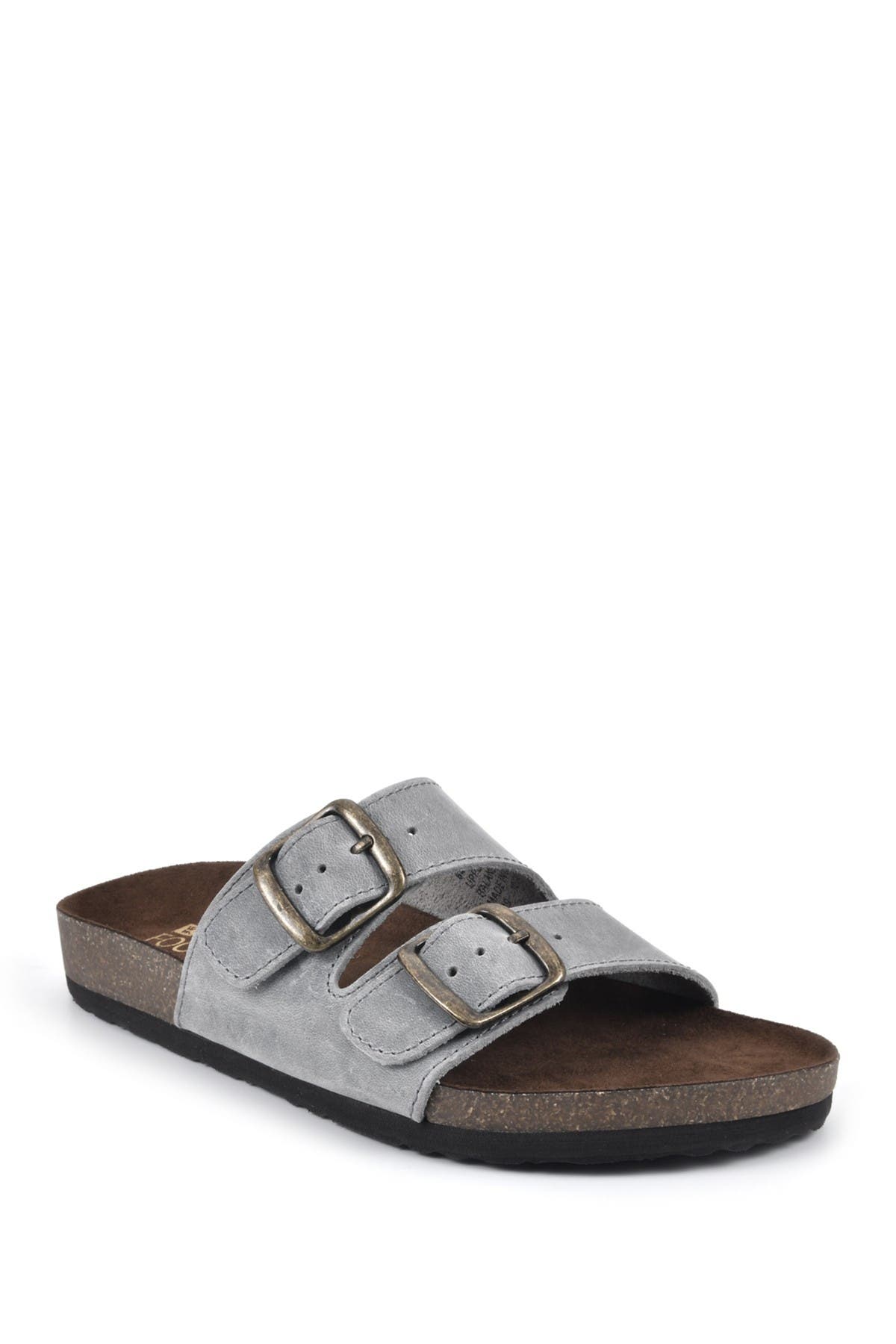 White Mountain Footwear Helga Leather Sandal In Open Yellow32