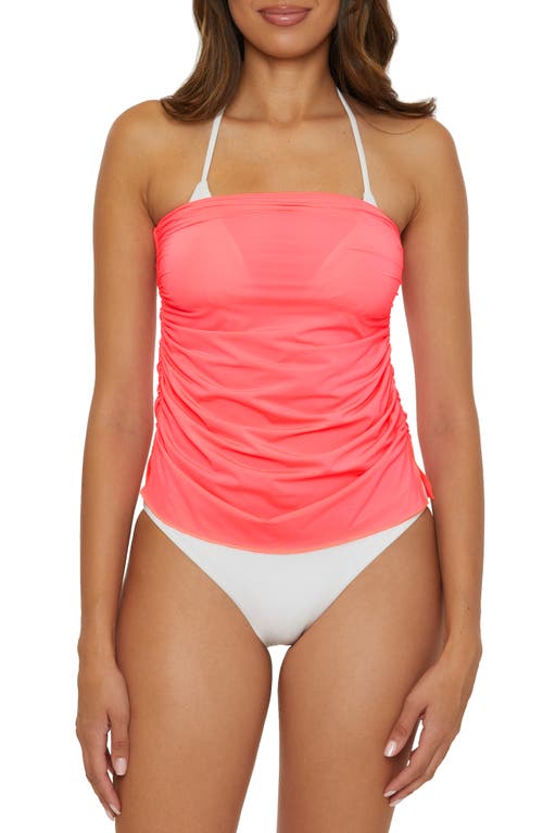 Shop Becca It's A Wrap Cover-up Miniskirt In Coral Reef