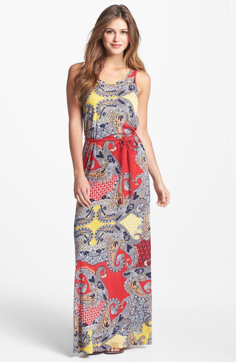 Lucky Brand 'Stevee' Print Maxi Dress | Nordstrom
