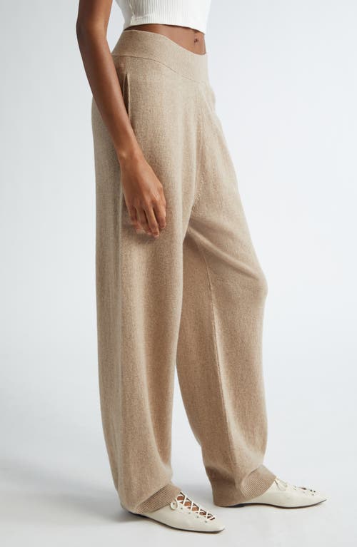 Shop Stella Mccartney Cashmere Blend Sweater Knit Joggers In Beige