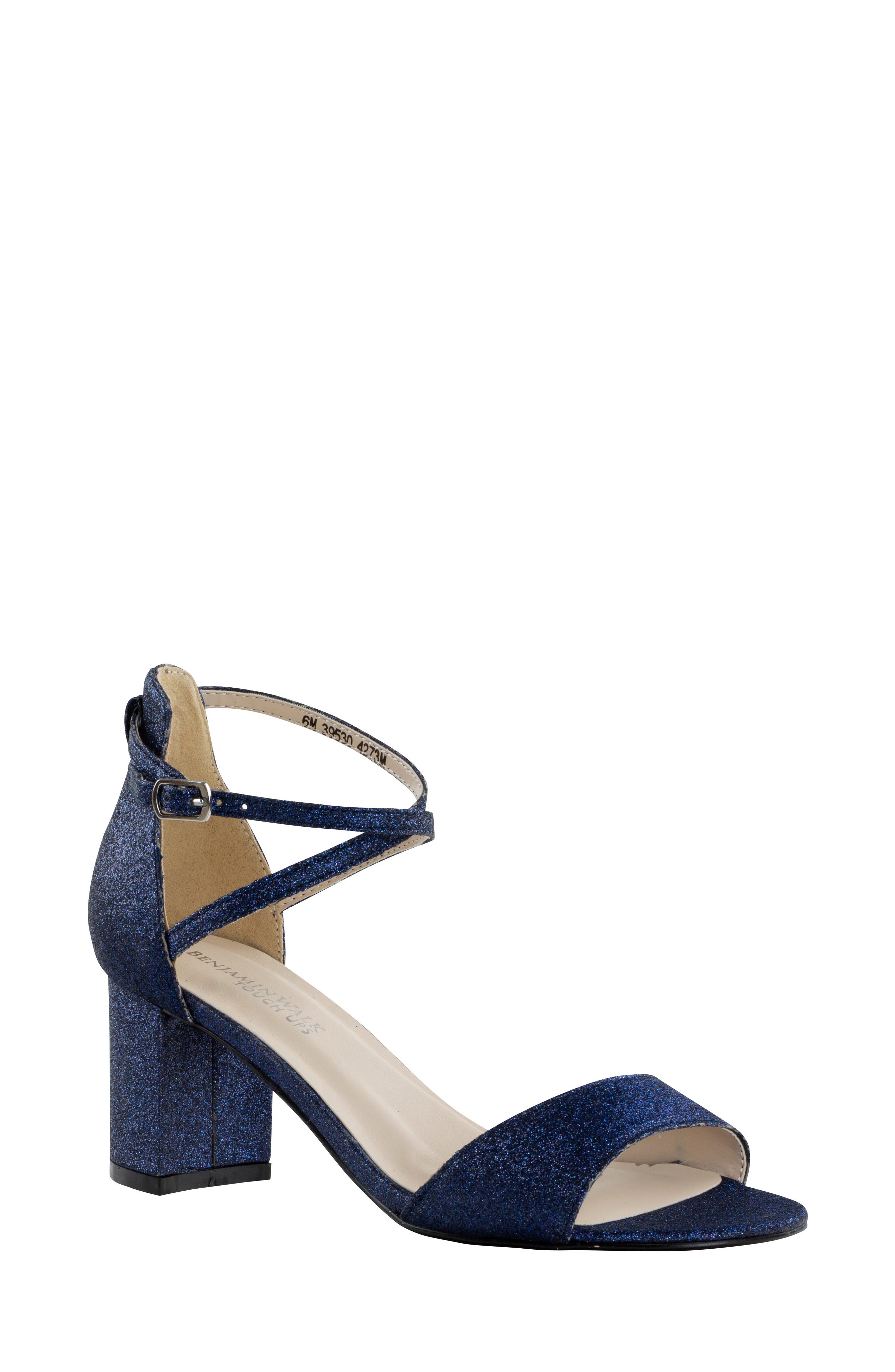 navy block heel shoes