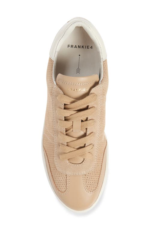 Frankie4 Billie Zip Sneaker In Ecru