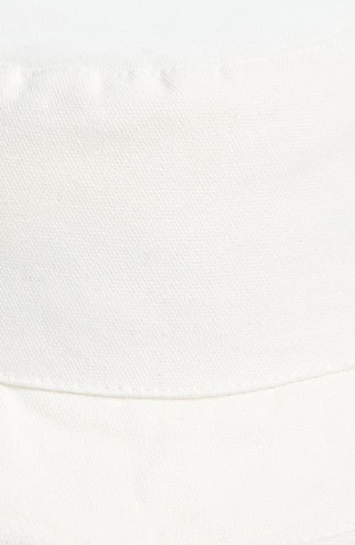 Shop Bp. Frayed Canvas Bucket Hat In Ivory