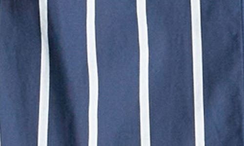 Shop Grey Lab Stripe Sleeveless Shirtdress In Blue