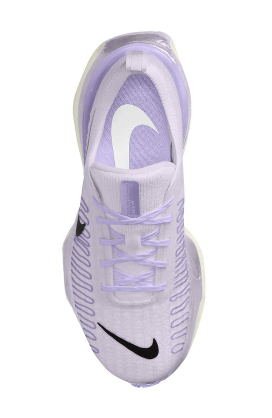 Shop Nike Zoomx Invincible Run 3 Running Shoe In Barely Grape/ Black/ Lilac