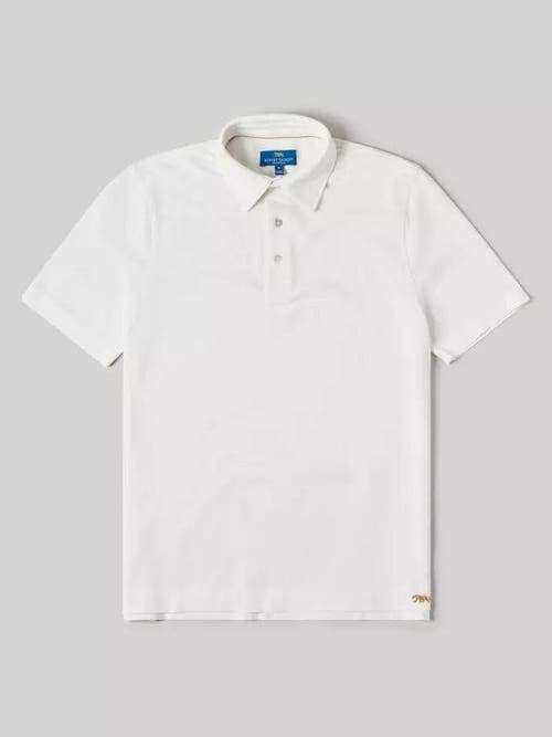 Shop Robert Talbott Walker Short Sleeve Polo In White