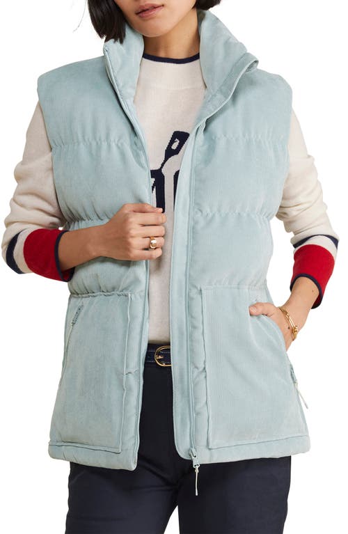 Corduroy Puffer Vest in Seabrook