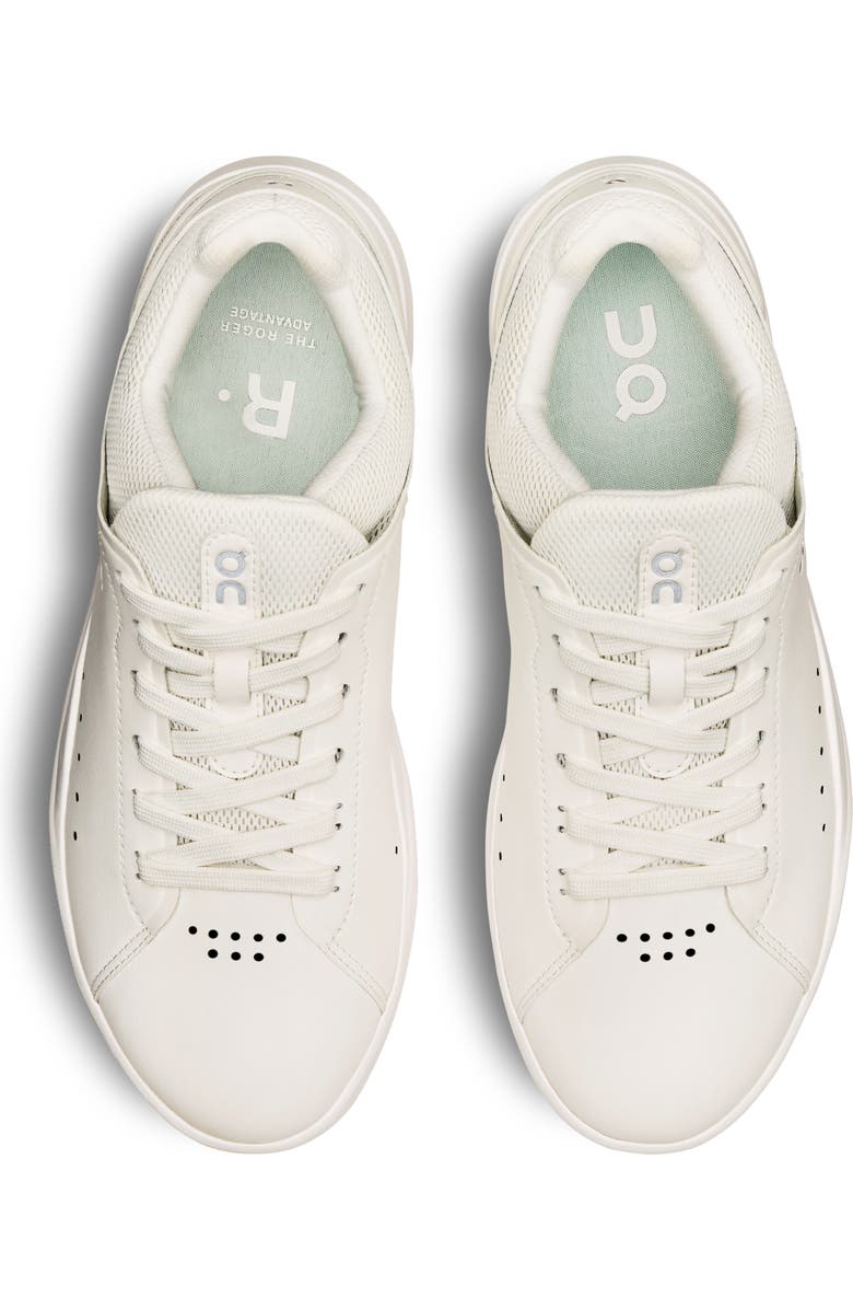 On THE ROGER Advantage Tennis Sneaker, Alternate, color, White/ Undyed