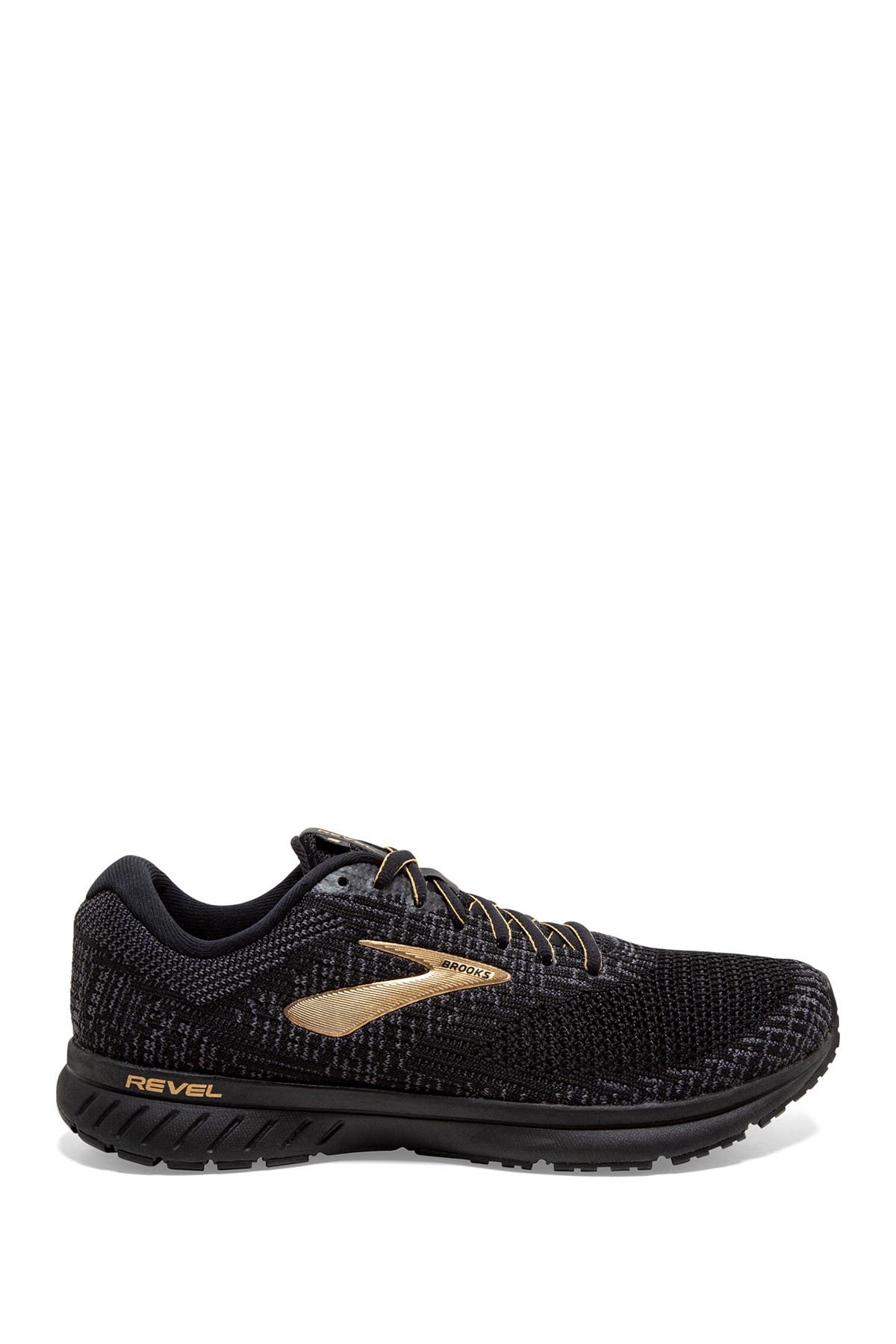 brooks revel 3 black and gold
