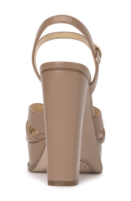Shop Jessica Simpson Giddings Platform Sandal In Chai Latte