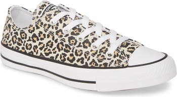 Pak at lægge Sammenbrud kubiske Converse Chuck Taylor® All Star® Leopard Print Low Top Sneaker (Women) |  Nordstromrack