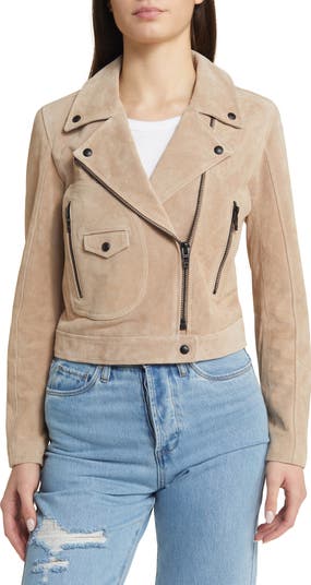 BLANKNYC Suede Moto Jacket Nordstrom