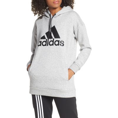 Adidas Logo Hoodie, Grey