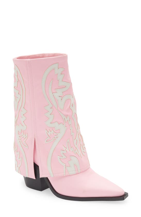 Azalea Wang Esparanza Western Boot In Pink