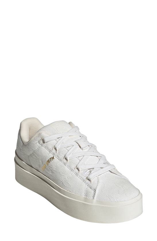 Adidas Originals Stan Smith Bonega Sneaker In Crystal White/white/white