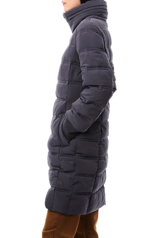 Bernardo Stand Collar Puffer Jacket In Grey