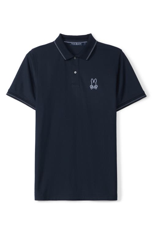 Shop Psycho Bunny Stanwood Pima Cotton Piqué Polo In Navy