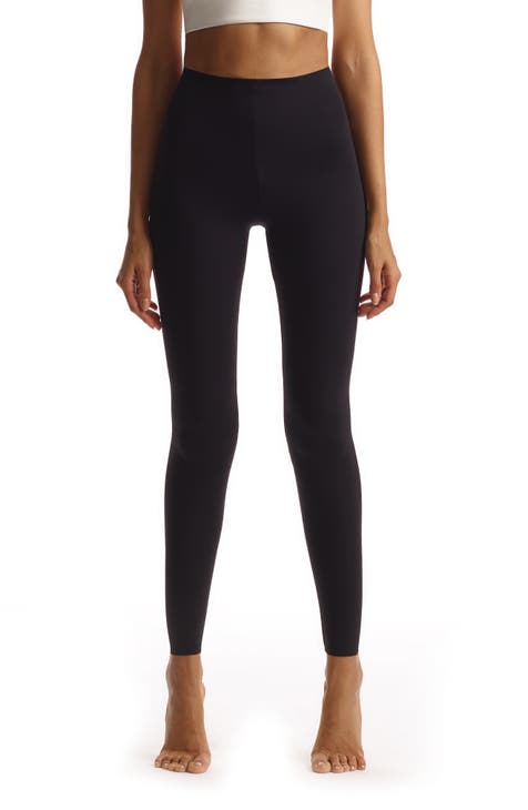 DKNY Women's Tummy Control Workout Yoga Leggings, Black with Black/White  Logo Tape, Small : : Clothing, Shoes & Accessories
