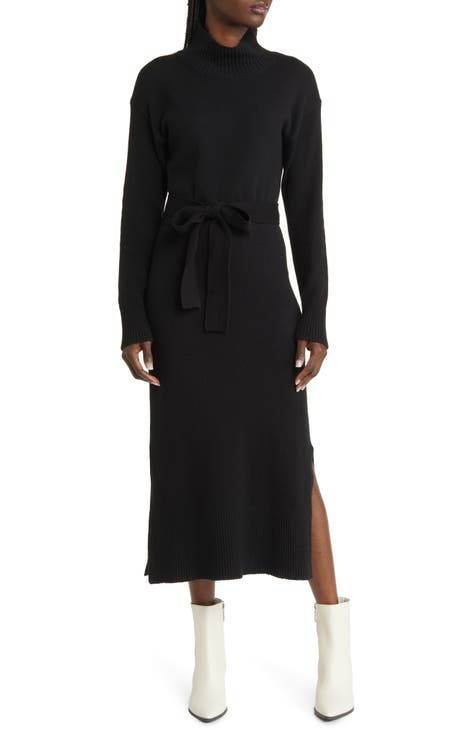 black turtleneck dress | Nordstrom