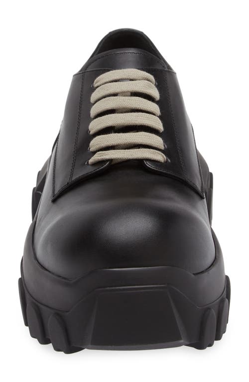 Shop Rick Owens Bozo Tractor Oxford In Black/black