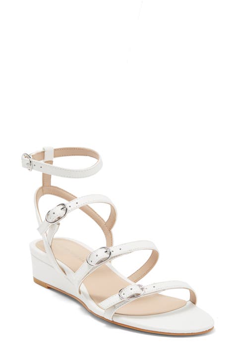 Grecian Buckle Wedge Sandal (Women)