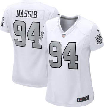 Nike Women's Nike Carl Nassib White Las Vegas Raiders Alternate