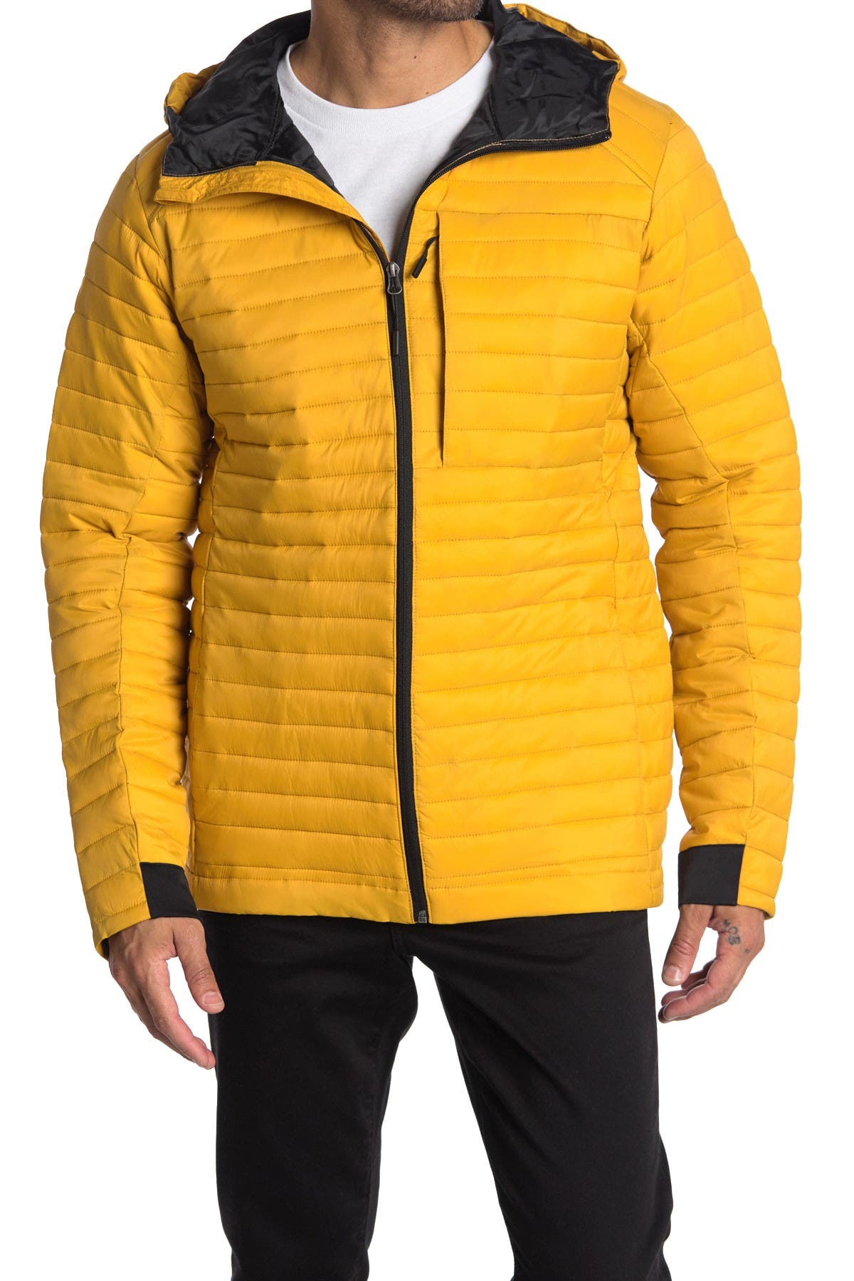 Boundless North Mini Quilted Soft Touch Jacket In Medium Yellow1