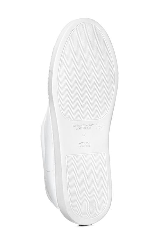 To Boot New York Men's Bolla Leather Slip-on Sneakers In White