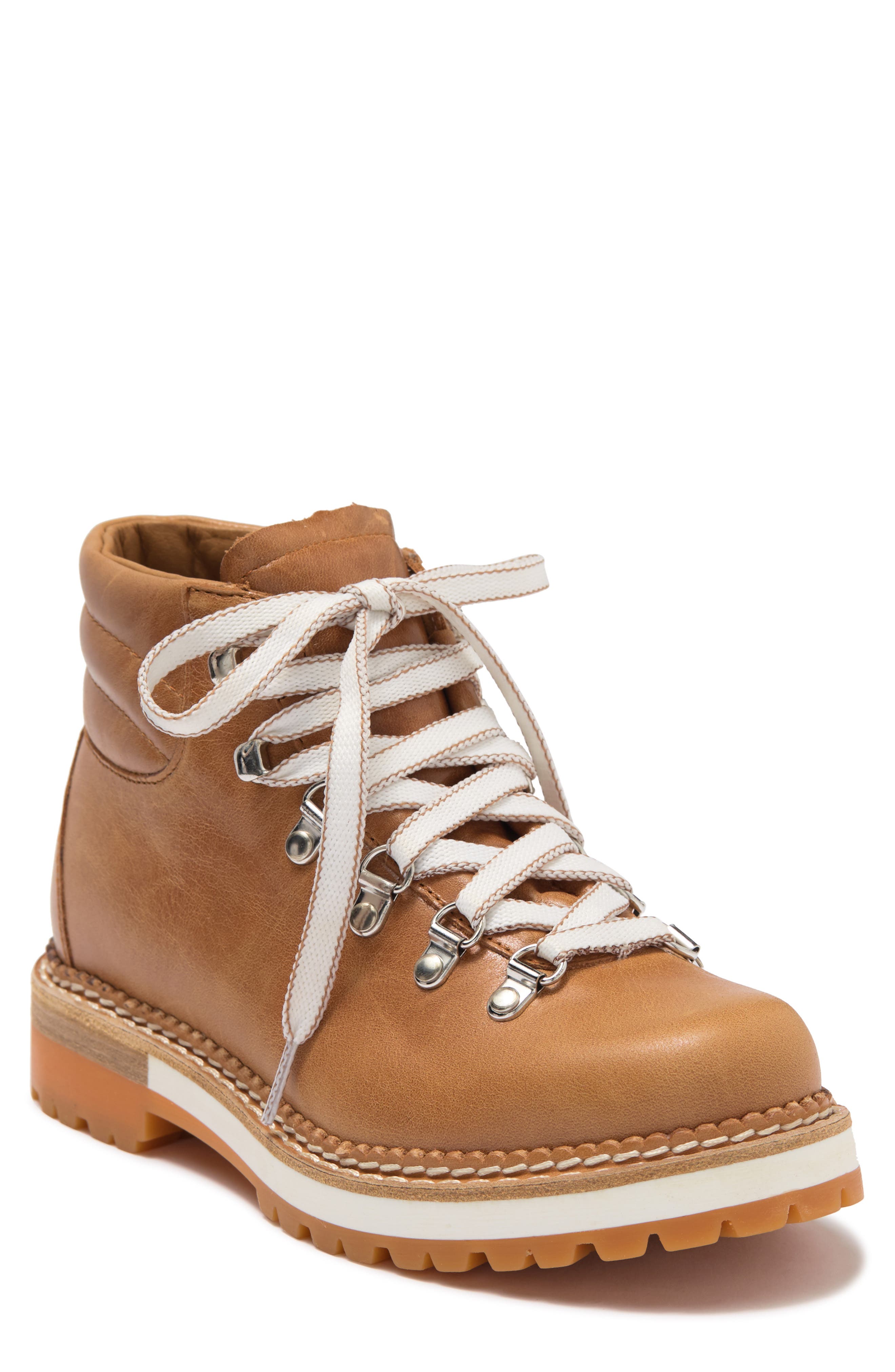 Montelliana 1965 Lug Sole Leather Hiker Boot In Cuir | ModeSens