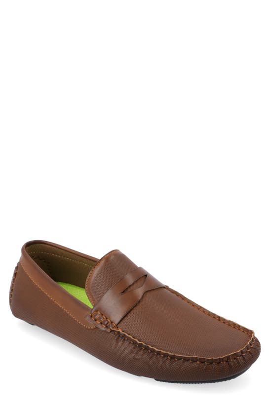 Vance Co. Isaiah Driving Loafer In Brown