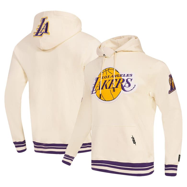 Men's Los Angeles Lakers Pro Standard Cream Retro Classic Fleece