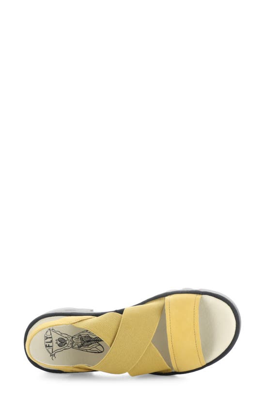 Shop Fly London Taji Platform Slingback Sandal In Bumblebee Cupido