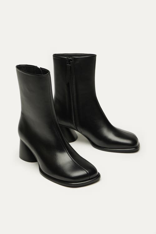 Want Les Essentiels De La Vie Want Les Essentiels Holton Smooth Leather Heeled Boots In Black