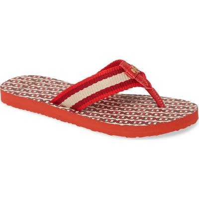 Tory Burch Gemini Link Flip Flop, Red