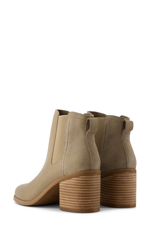 Shop Toms Evelyn Chelsea Boot In Natural