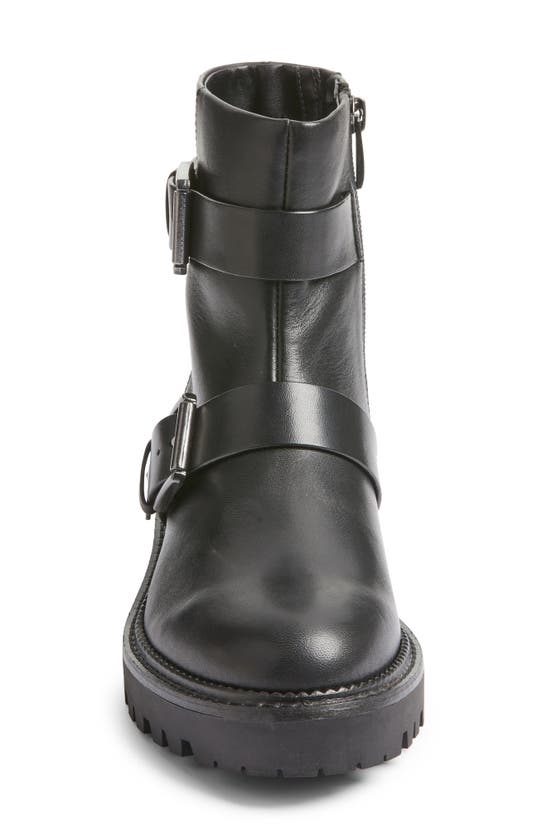 Shop Nordstrom Macombs Water Resistant Moto Boot In Black