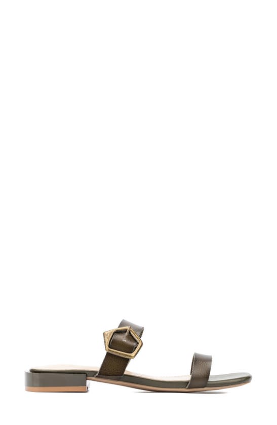 Shop New York And Company Helga Sandal In Olive